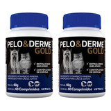Pelo E Derme Gold 60 Comprimidos - Vetnil - 2 Unidades