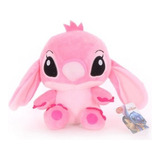 Pelucia Angel Boneco Lilo E Stitch Rosa