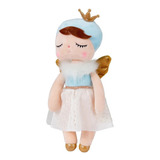Pelúcia Boneca Metoo Doll Original Angela Anja Coroa 35cm