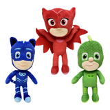 Pelúcia Boneco 30cm Pj Masks +3