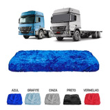 Pelucia Capa Cama Mb Atego Cabine Dupla Apos 2012 - Azul