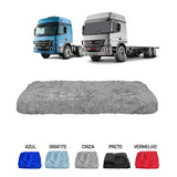 Pelucia Capa Cama Mb Atego Cabine Dupla Apos 2012 - Cinza