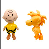 Pelúcia Charlie Brown E Woodstock Amigo Unissex Antialérgico