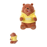 Pelúcia Da Coleção Urso Sem Curso - Pardo Com Roupa