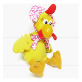 Pelucia Galinha Lola Amarela Cocorico Multibrink 30 Cm