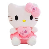 Pelúcia Hello Kitty Bailarina Com Coração E Laço 20cm