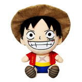 Pelúcia Luffy One Piece 20cm Antialérgico 