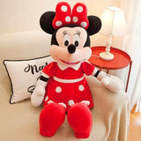 Pelúcia Mickey E Minnie Vermelha E Rosa Infantil Boneco 