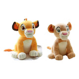 Pelúcia Nala E Simba Do Filme O Rei Leão 30 Cm