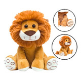 Pelúcia Para Bebê Meu Leãozinho Caramelo 25cm Buba Baby