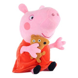 Pelucia Peppa Pig Pepa Porquinha Infantil Brinquedo Fofo