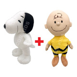 Pelúcia Snoopy E Charlie Brown Amigo Unissex Antialérgico