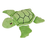 Pelúcia Tartaruga Marinha Fofa - 25cm - Caa Toys Cor Verde