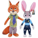 Pelúcias Zootopia Disney Pixar Judy Coelha E Nick Raposa