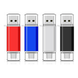 Pen Drive 128gb Com 3 Interfaces Type C + Usb-a + Adaptador