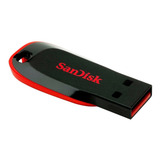 Pen Drive 128gb Cruzer Blade Sandisk Usb 2.0 Orig Lacrado Nf