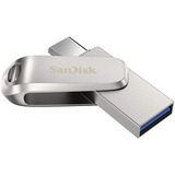 Pen Drive 128gb Dual Drive Luxe Usb Typec 3.2 400mbs Sandisk
