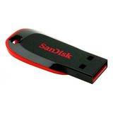 Pen Drive 16gb Cruzer Blade Sandisk Usb 2.0 Orig Lacrado Nfe