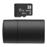 Pen Drive 2 Em 1 Leitor Usb + Micro Sd Multilaser 8gb Mc161
