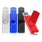 Pen Drive 256gb Usb 3.0 + Adaptadores Micro-b + Type-c