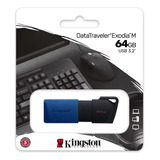 Pen Drive 64gb Kingston Usb32 Datatraveler
