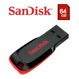 Pen Drive 64gb Sandisk C/ Com