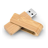 Pen Drive Em Bambu 16gb