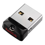 Pen Drive Sandisk Cruzer Fit 8gb 2.0 Preto - 10 Und.