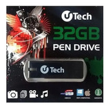 Pen Drive U-tech 32gb Produzido No Brasil 2.0