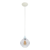 Pendente Luminária De Teto Globo Americano Incolor Brilhante