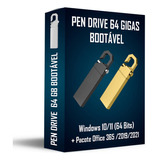 Pendrive 64 Gb Bootavel C/ Wind