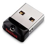 Pendrive Sandisk Cruzer Fit 32gb 2.0 Preto