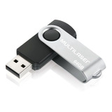 Pendrive Twist Preto 64gb Multilaser Modelo