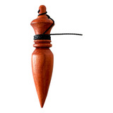 Pêndulo De Madeira Com Chumbo Para Radiestesia N1