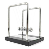 Pendulo De Newton Base Espelhada Decoração Mesa Escritório