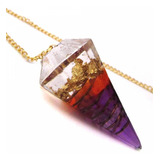 Pêndulo De Orgonite Saint Germain Para Radiestesia 