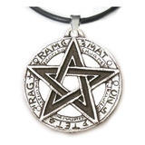Pentagrama Colar Pingente Tetragrammaton Tetragrama Grande