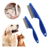 Pente De Limpeza De Pulgas Para Animais De Estimação, 2 Pinc
