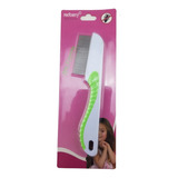 Pente Fino Extrator De Piolhos Lêndeas C/ Ranhuras Aço Inox