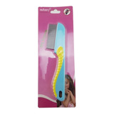 Pente Fino Extrator De Piolhos Lêndeas C/ Ranhuras Aço Inox