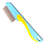 Pente Fino Inox P/ Cabelo Piolhos Lêndeas C/ Cabo Crianças