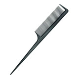 Pente Profissional Com Dente Separador De Mechas Santa Clara Cor Preto