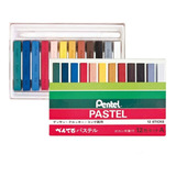 Pentel  Giz Pastel Seco 12