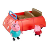 Peppa Pig - Carro Da Família Pig C/ Som + 2 Figuras - Sunny