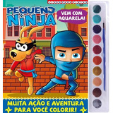 Pequeno Ninja - Livro Para Pintar