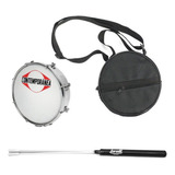 Percussão Contemporênea Tamborim Capa E Baqueta Profissional