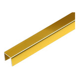 Perfil Acabamento Chã E Parede Em U - Aluminio 10mm, Br 2mt