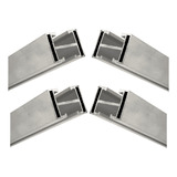 Perfil Barra Trilho Fixa Placa Painel Solar 4,40m Kit 04 Un
