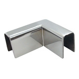 Perfil U 90° Inox Para Guarda Corpo Vidro 10mm
