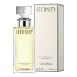 Perfume Importado Feminino Eternity De Calvin Klein Edp 100 Ml Original + Amostra De Brinde